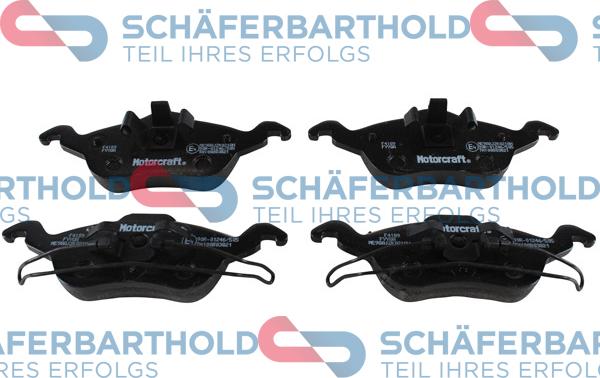 Schferbarthold 315 06 277 01 11 - Kit de plaquettes de frein, frein à disque cwaw.fr