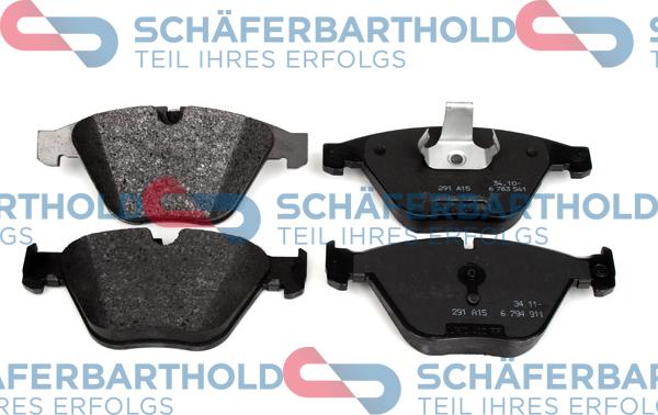 Schferbarthold 315 02 599 01 11 - Kit de plaquettes de frein, frein à disque cwaw.fr