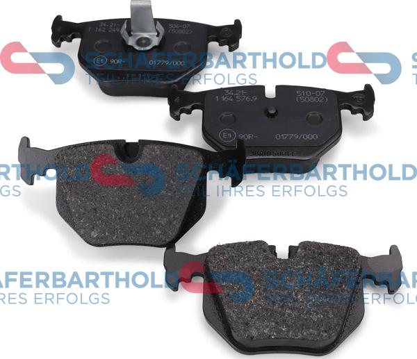 Schferbarthold 315 02 551 01 11 - Kit de plaquettes de frein, frein à disque cwaw.fr