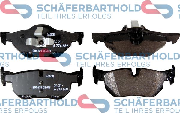 Schferbarthold 315 02 140 01 11 - Kit de plaquettes de frein, frein à disque cwaw.fr