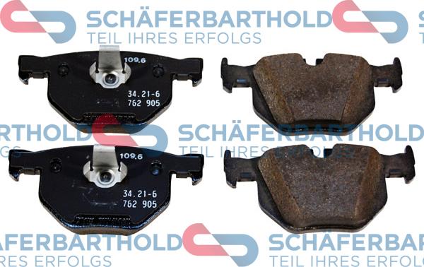 Schferbarthold 315 02 161 01 11 - Kit de plaquettes de frein, frein à disque cwaw.fr