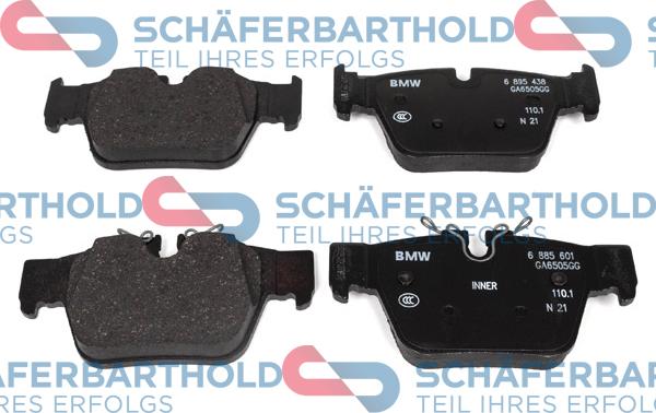 Schferbarthold 315 02 399 01 11 - Kit de plaquettes de frein, frein à disque cwaw.fr