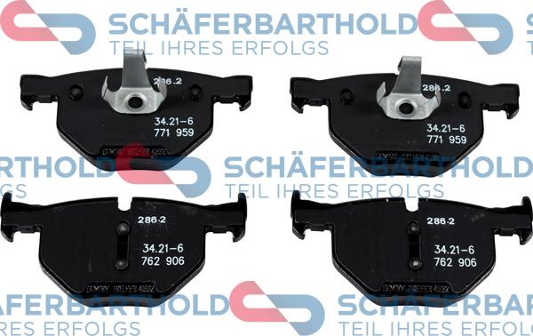 Schferbarthold 315 02 397 01 11 - Kit de plaquettes de frein, frein à disque cwaw.fr