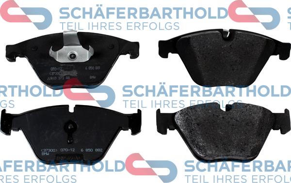 Schferbarthold 315 02 375 01 11 - Kit de plaquettes de frein, frein à disque cwaw.fr