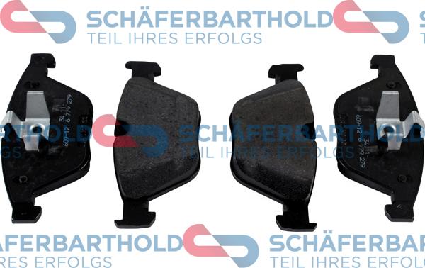 Schferbarthold 315 02 376 01 11 - Kit de plaquettes de frein, frein à disque cwaw.fr