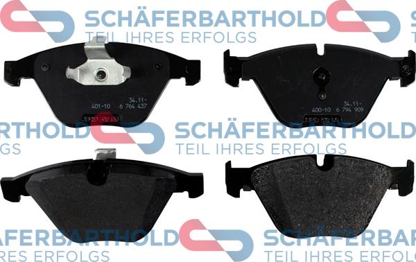 Schferbarthold 315 02 294 01 11 - Kit de plaquettes de frein, frein à disque cwaw.fr