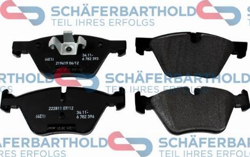 Schferbarthold 315 02 291 01 11 - Kit de plaquettes de frein, frein à disque cwaw.fr