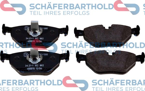 Schferbarthold 315 02 247 01 11 - Kit de plaquettes de frein, frein à disque cwaw.fr