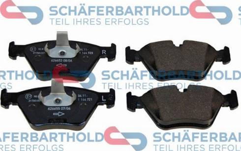 Schferbarthold 315 02 257 01 11 - Kit de plaquettes de frein, frein à disque cwaw.fr