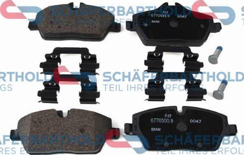 Schferbarthold 315 02 262 01 11 - Kit de plaquettes de frein, frein à disque cwaw.fr