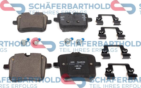 Schferbarthold 315 02 289 01 11 - Kit de plaquettes de frein, frein à disque cwaw.fr