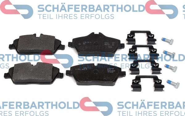 Schferbarthold 315 02 270 01 11 - Kit de plaquettes de frein, frein à disque cwaw.fr