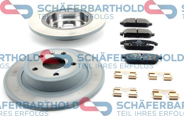 Schferbarthold 315 16 593 01 11 - Kit de freins, frein à disques cwaw.fr