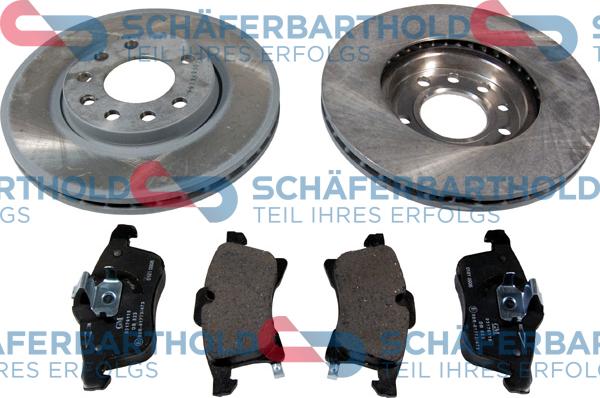 Schferbarthold 315 16 539 01 11 - Kit de freins, frein à disques cwaw.fr