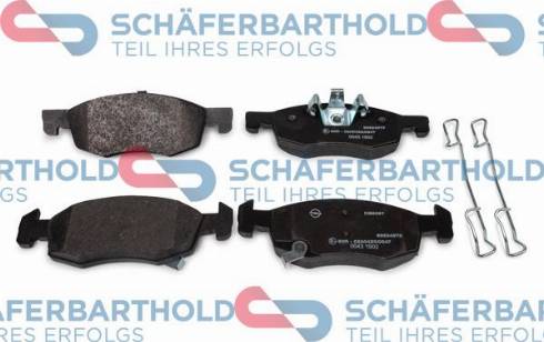 Schferbarthold 315 16 524 01 11 - Kit de plaquettes de frein, frein à disque cwaw.fr