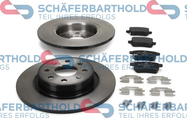 Schferbarthold 315 16 576 01 11 - Kit de freins, frein à disques cwaw.fr