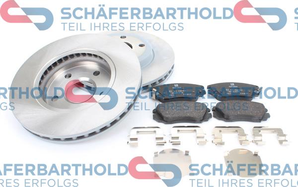 Schferbarthold 315 16 578 01 11 - Kit de freins, frein à disques cwaw.fr