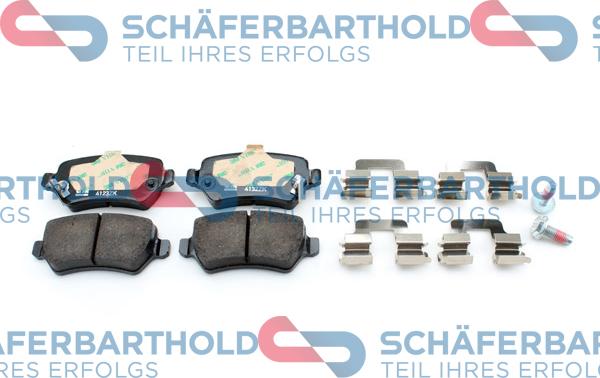 Schferbarthold 315 16 194 01 11 - Kit de plaquettes de frein, frein à disque cwaw.fr