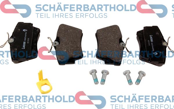 Schferbarthold 315 16 196 01 11 - Kit de plaquettes de frein, frein à disque cwaw.fr