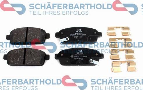 Schferbarthold 315 16 152 01 11 - Kit de plaquettes de frein, frein à disque cwaw.fr