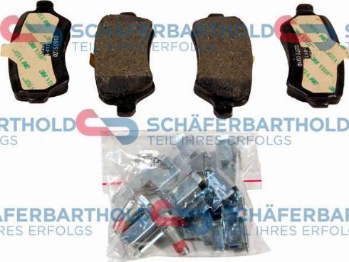 Schferbarthold 315 16 169 01 11 - Kit de plaquettes de frein, frein à disque cwaw.fr