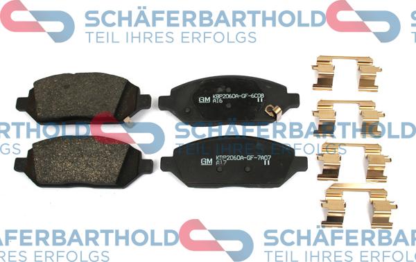 Schferbarthold 315 16 291 01 11 - Kit de plaquettes de frein, frein à disque cwaw.fr