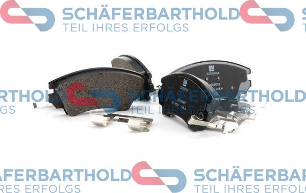 Schferbarthold 315 16 259 01 11 - Kit de plaquettes de frein, frein à disque cwaw.fr