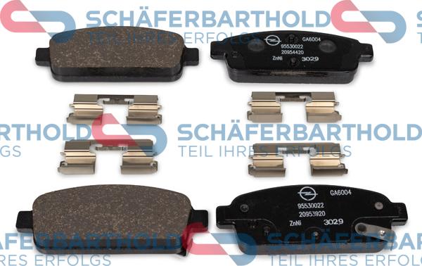 Schferbarthold 315 16 264 01 11 - Kit de plaquettes de frein, frein à disque cwaw.fr