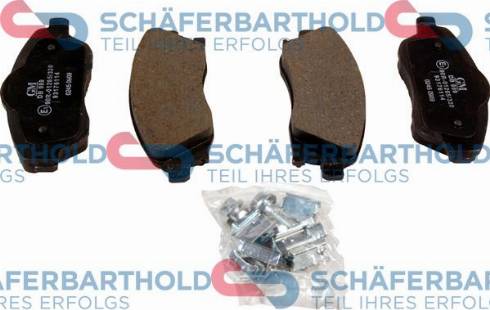 Schferbarthold 315 16 201 01 11 - Kit de plaquettes de frein, frein à disque cwaw.fr