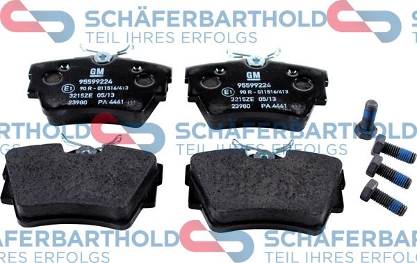 Schferbarthold 315 16 217 01 11 - Kit de plaquettes de frein, frein à disque cwaw.fr