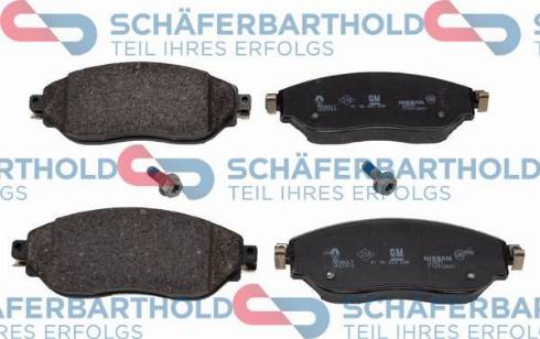 Schferbarthold 315 16 234 01 12 - Kit de plaquettes de frein, frein à disque cwaw.fr