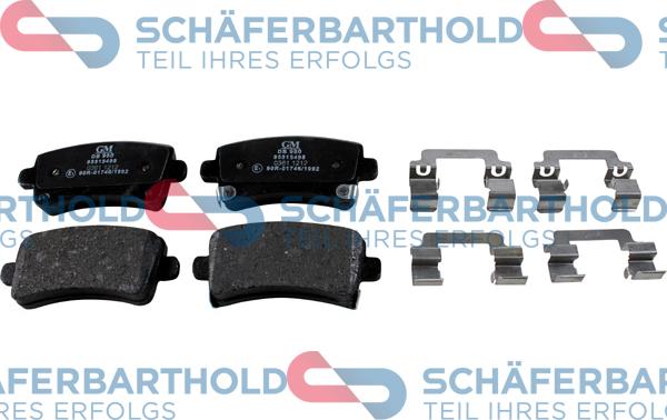 Schferbarthold 315 16 235 01 11 - Kit de plaquettes de frein, frein à disque cwaw.fr