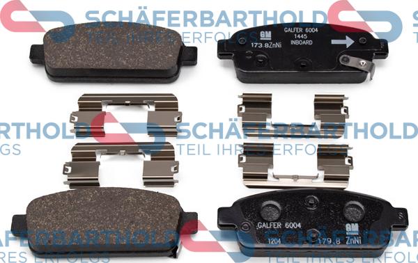 Schferbarthold 315 16 277 01 11 - Kit de plaquettes de frein, frein à disque cwaw.fr