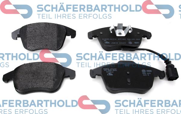 Schferbarthold 315 18 168 01 11 - Kit de plaquettes de frein, frein à disque cwaw.fr