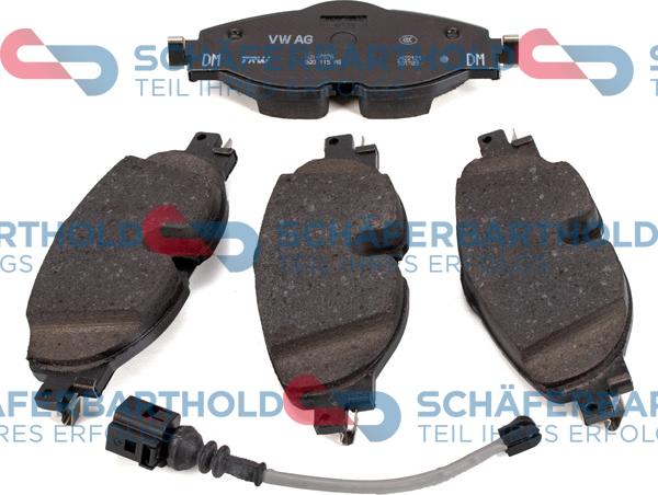 Schferbarthold 315 18 104 01 11 - Kit de plaquettes de frein, frein à disque cwaw.fr