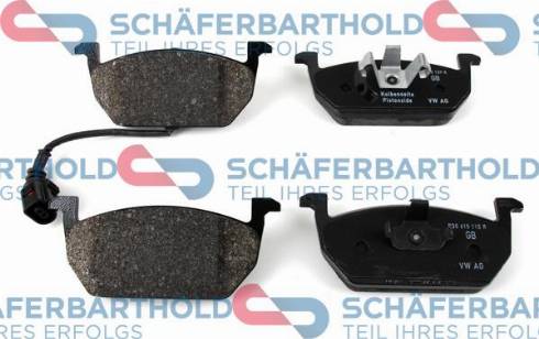 Schferbarthold 315 18 107 01 11 - Kit de plaquettes de frein, frein à disque cwaw.fr