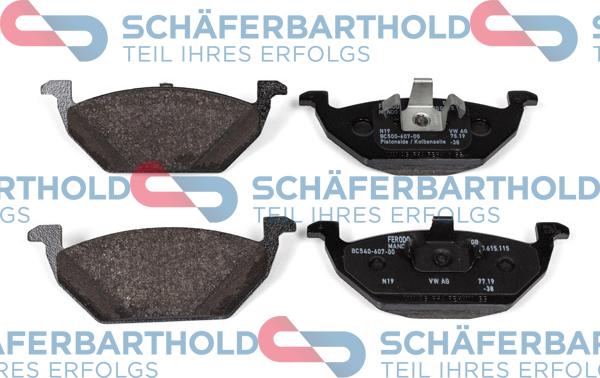 Schferbarthold 315 18 115 01 11 - Kit de plaquettes de frein, frein à disque cwaw.fr