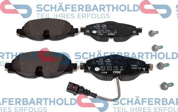 Schferbarthold 315 18 128 01 11 - Kit de plaquettes de frein, frein à disque cwaw.fr