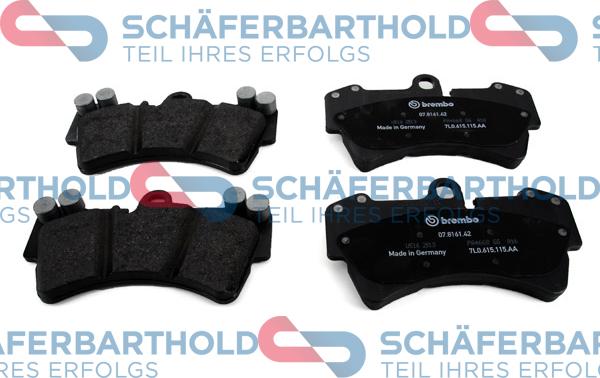 Schferbarthold 315 18 244 01 11 - Kit de plaquettes de frein, frein à disque cwaw.fr