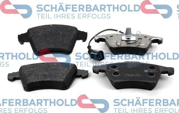 Schferbarthold 315 18 259 01 11 - Kit de plaquettes de frein, frein à disque cwaw.fr