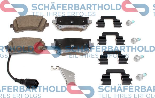 Schferbarthold 315 18 257 01 11 - Kit de plaquettes de frein, frein à disque cwaw.fr