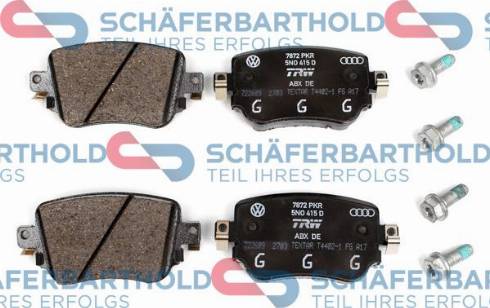 Schferbarthold 315 18 224 01 11 - Kit de plaquettes de frein, frein à disque cwaw.fr