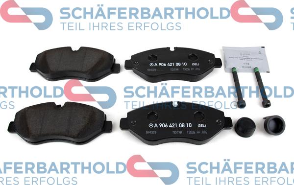 Schferbarthold 315 12 055 01 11 - Kit de plaquettes de frein, frein à disque cwaw.fr