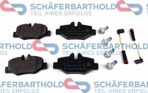 Schferbarthold 315 12 057 01 11 - Kit de plaquettes de frein, frein à disque cwaw.fr