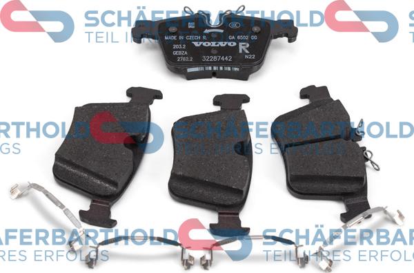 Schferbarthold 315 38 132 01 11 - Kit de plaquettes de frein, frein à disque cwaw.fr