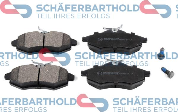 Schferbarthold 315 26 010 01 11 - Kit de plaquettes de frein, frein à disque cwaw.fr