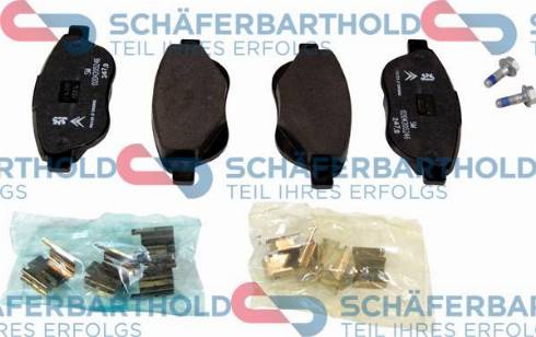 Schferbarthold 315 26 240 01 11 - Kit de plaquettes de frein, frein à disque cwaw.fr