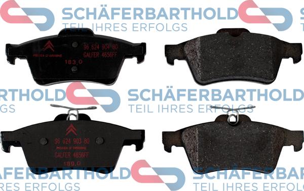 Schferbarthold 315 26 276 01 11 - Kit de plaquettes de frein, frein à disque cwaw.fr