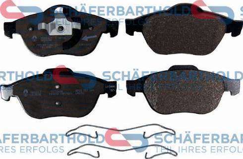 Schferbarthold 315 28 246 01 11 - Kit de plaquettes de frein, frein à disque cwaw.fr