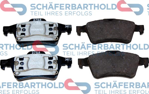 Schferbarthold 315 28 243 01 11 - Kit de plaquettes de frein, frein à disque cwaw.fr